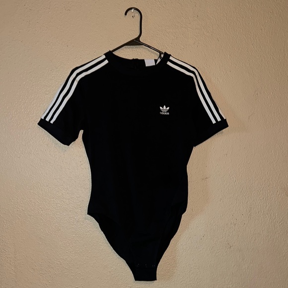 adidas Originals Tops - Adidas Black Bodysuit Size Small NWT